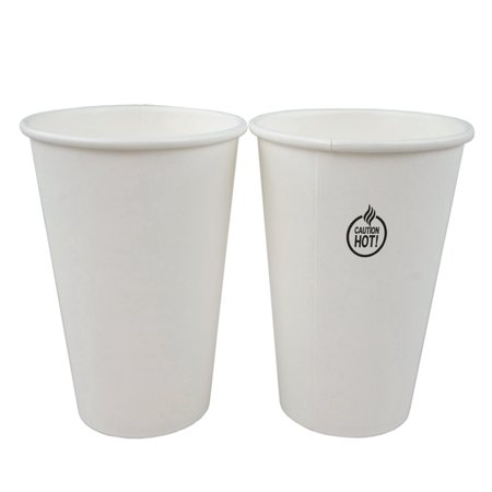 ABENA Hot Cup, Abena, 13.5 cm, white, PE/paperboard, 16 oz. (Lid is Item # 5198) 1999910091